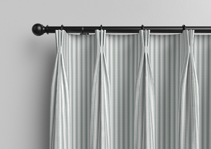 Lace Stripes, Sage - Made to Measure Curtains - Image 11